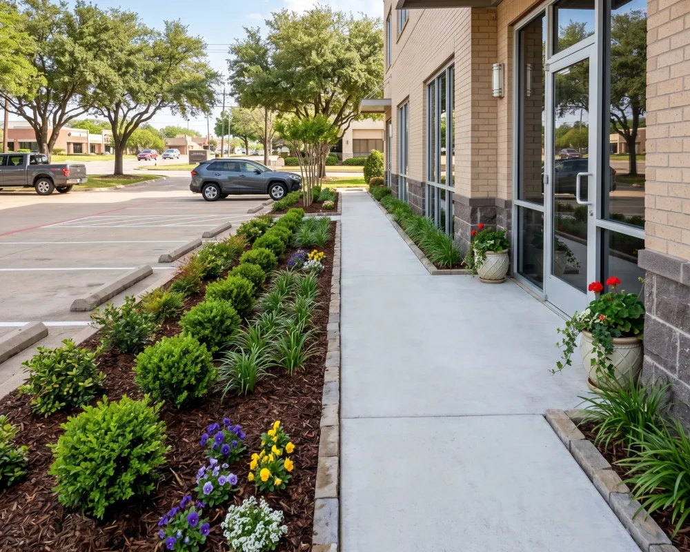 Commercial Landscape Maintenance Keller TX Black Hill Landscaping