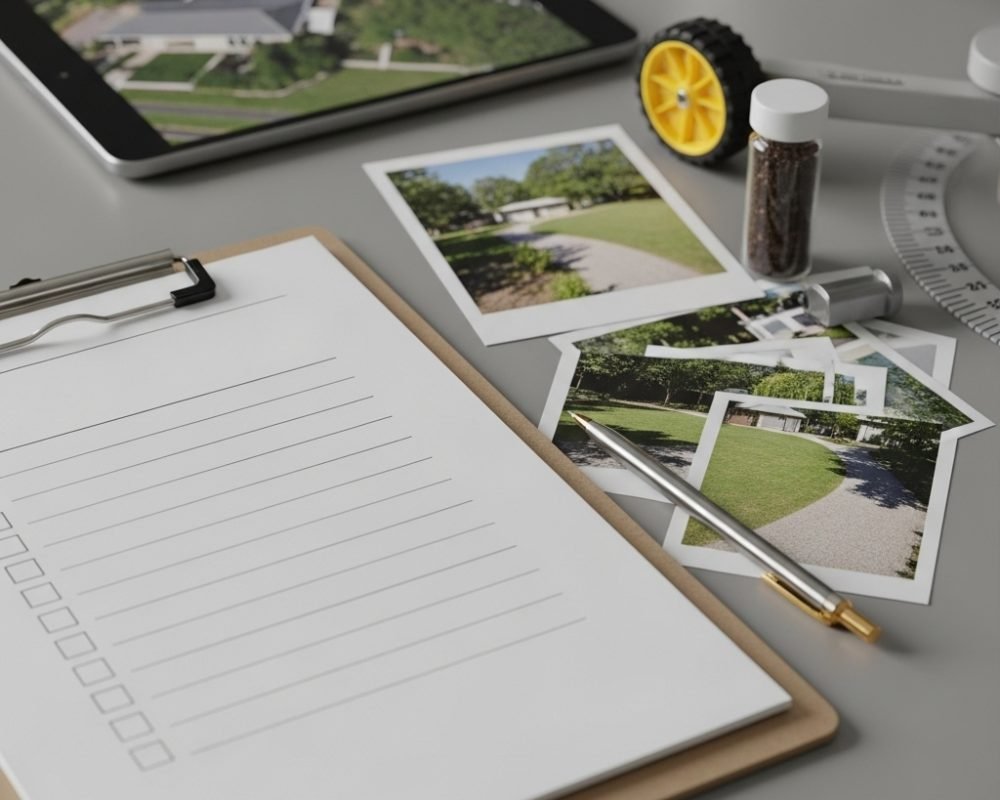 Property analysis and site assessment by Black Hill Landscaping