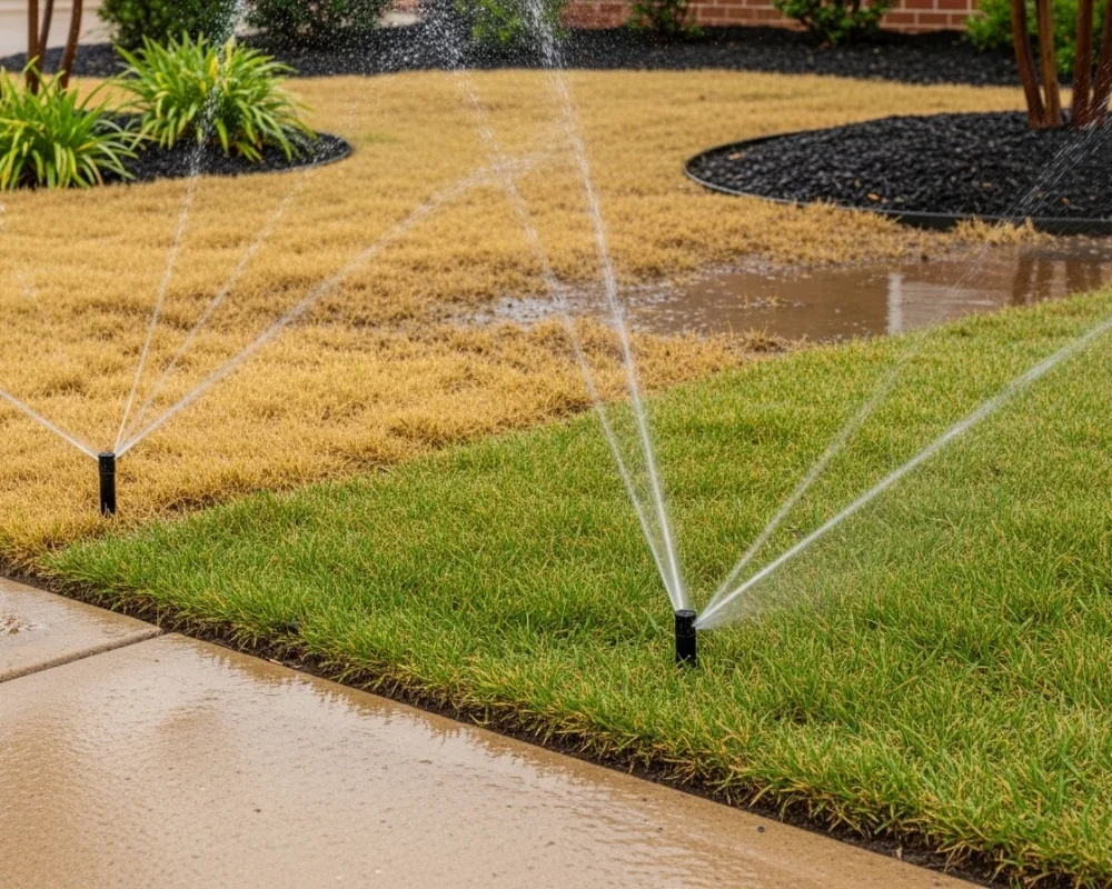 Sprinkler Services Fort Worth Black Hill Landscaping