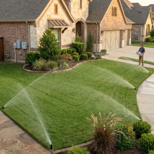 Sprinkler Installation Services Arlington TX Black Hill Landscaping