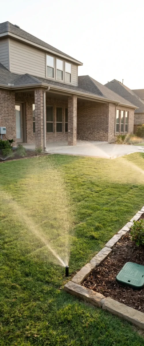 Sprinkler Installation Services Aledo TX Black Hill Landscaping