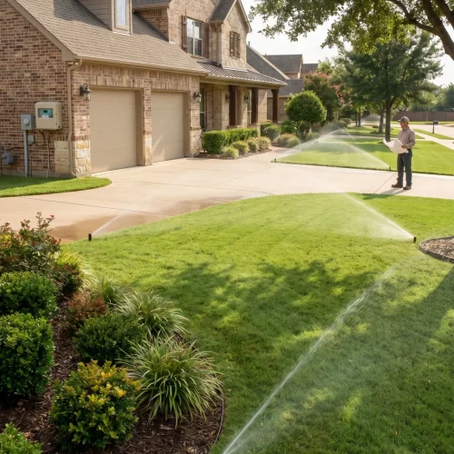 Sprinkler Installation Services Aledo TX Black Hill Landscaping