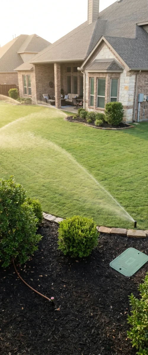Sprinkler System Components and Design Fort Worth Black Hill Landscaping