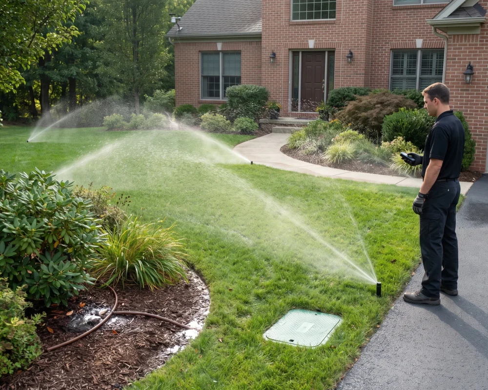Sprinkler Repair and Inspection Services Keller TX Black Hill Landscaping