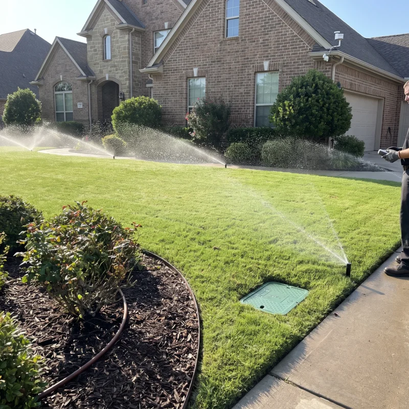 Sprinkler Repair and Head Replacement Services Benbrook TX Black Hill Landscaping
