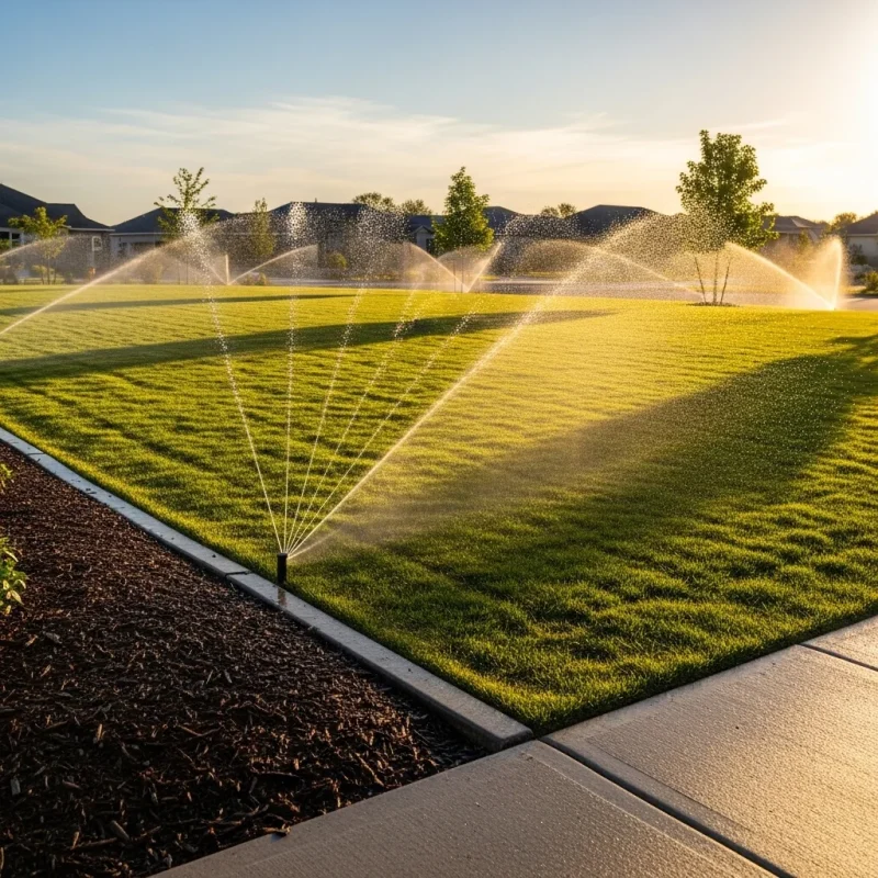 Sprinkler Systems Inspection in North Texas Black Hill Landscaping