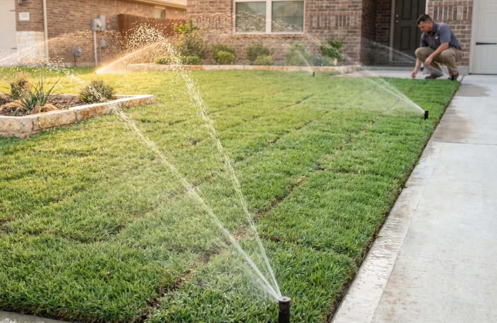 Sod Installation Services Aledo TX Black Hill Landscaping