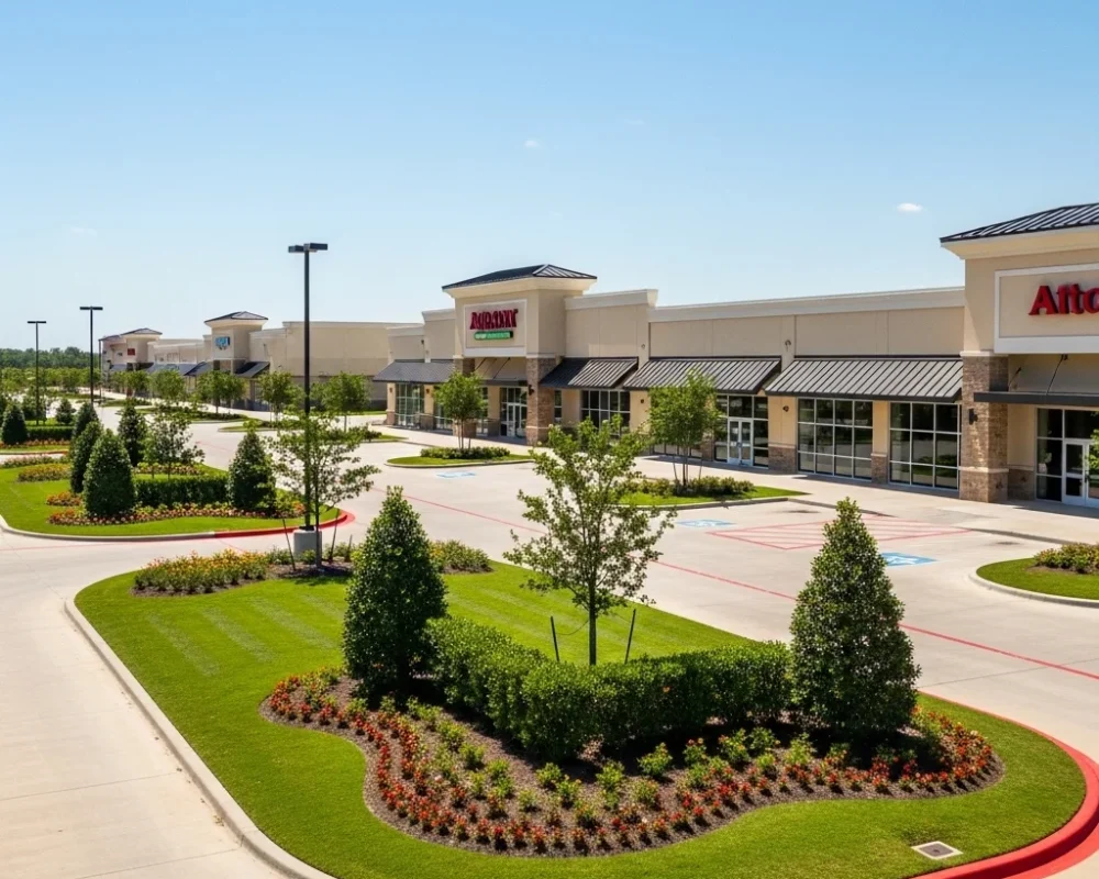 Commercial landscape maintenance programs in Fort Worth by Black Hill Landscaping