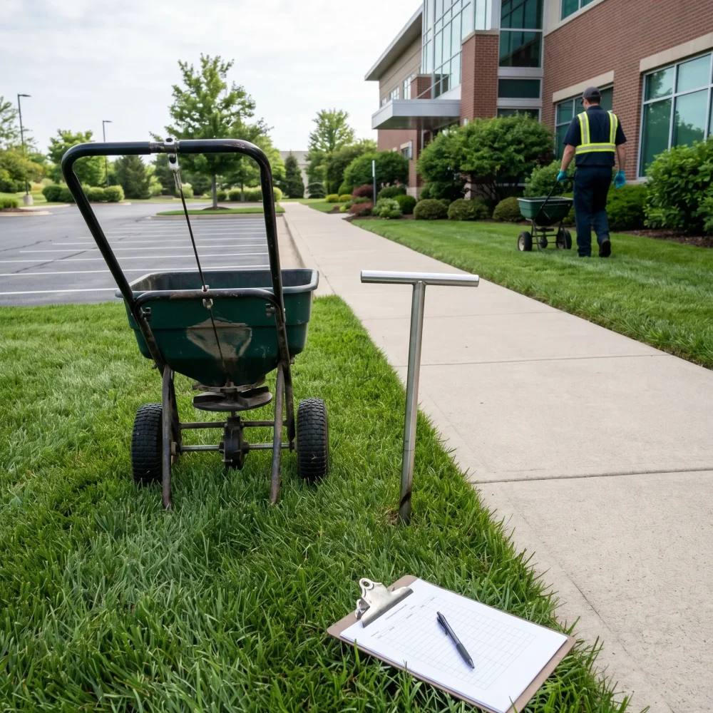 Commercial Fertilization and Weed Control Arlington TX Black Hill Landscaping