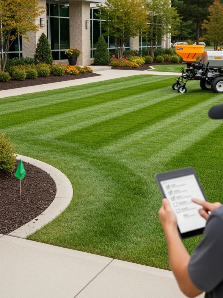 Commercial Fertilization and Weed Control in Colleyville, TX Black Hill Landscaping