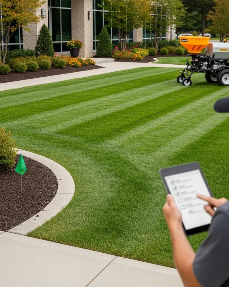 Commercial Fertilization and Weed Control in Colleyville, TX Black Hill Landscaping